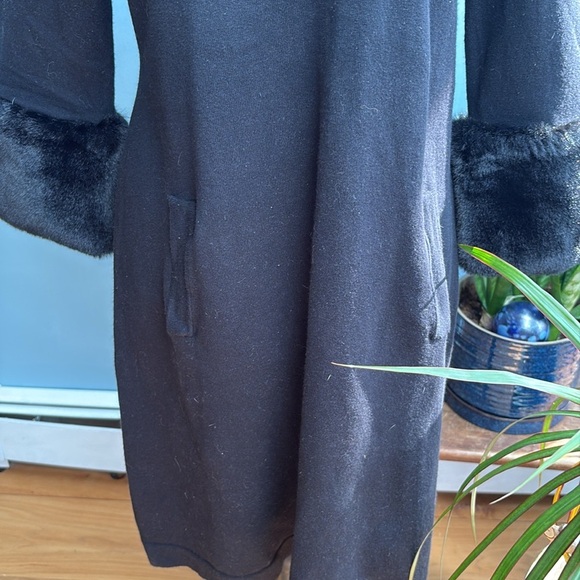 Tyler Boe Cotton/Cashmere Blend Dress. Size Large - Picture 6 of 9